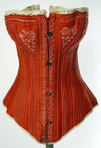 Another 1880s corset. From the Metropolitan.